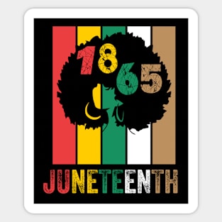 Juneteenth 19th Black African American Proud 1865 Freedom Sticker